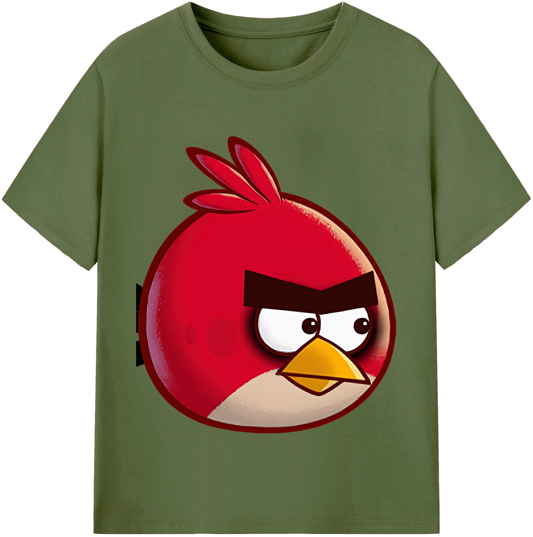 （画像用） Angry Birds アングリーバード 綿100％半袖Tシャツ（フロントプリント）